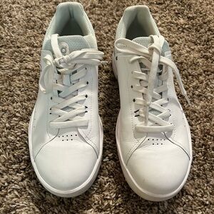 ON White Leather Sneakers